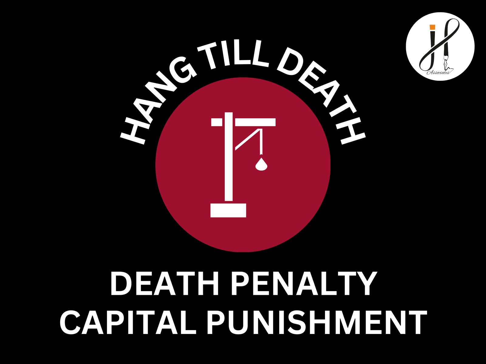 A symbolic image of a broken gavel placed on a noose, representing the abolition of the death penalty and justice reform.